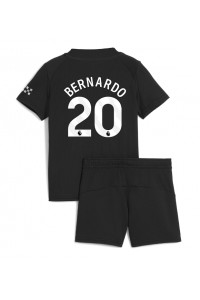 Fotbalové Dres Manchester City Bernardo Silva #20 Dětské Venkovní Oblečení 2025-26 Krátký Rukáv (+ trenýrky)